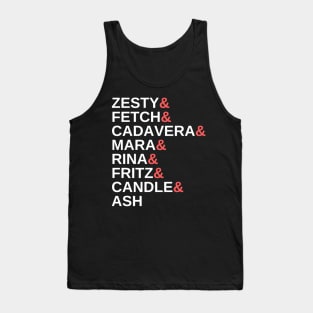 (Dr. Zesty Series) Ampersands (Black) Tank Top